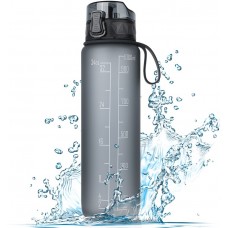 Sports Water Bottle 1L, BPA Non-Toxic Plastic Drinking Bottle, Leakproof Design for Teenager, Adult, Sports, Gym, Fitness, Outdoor, Cycling, School 